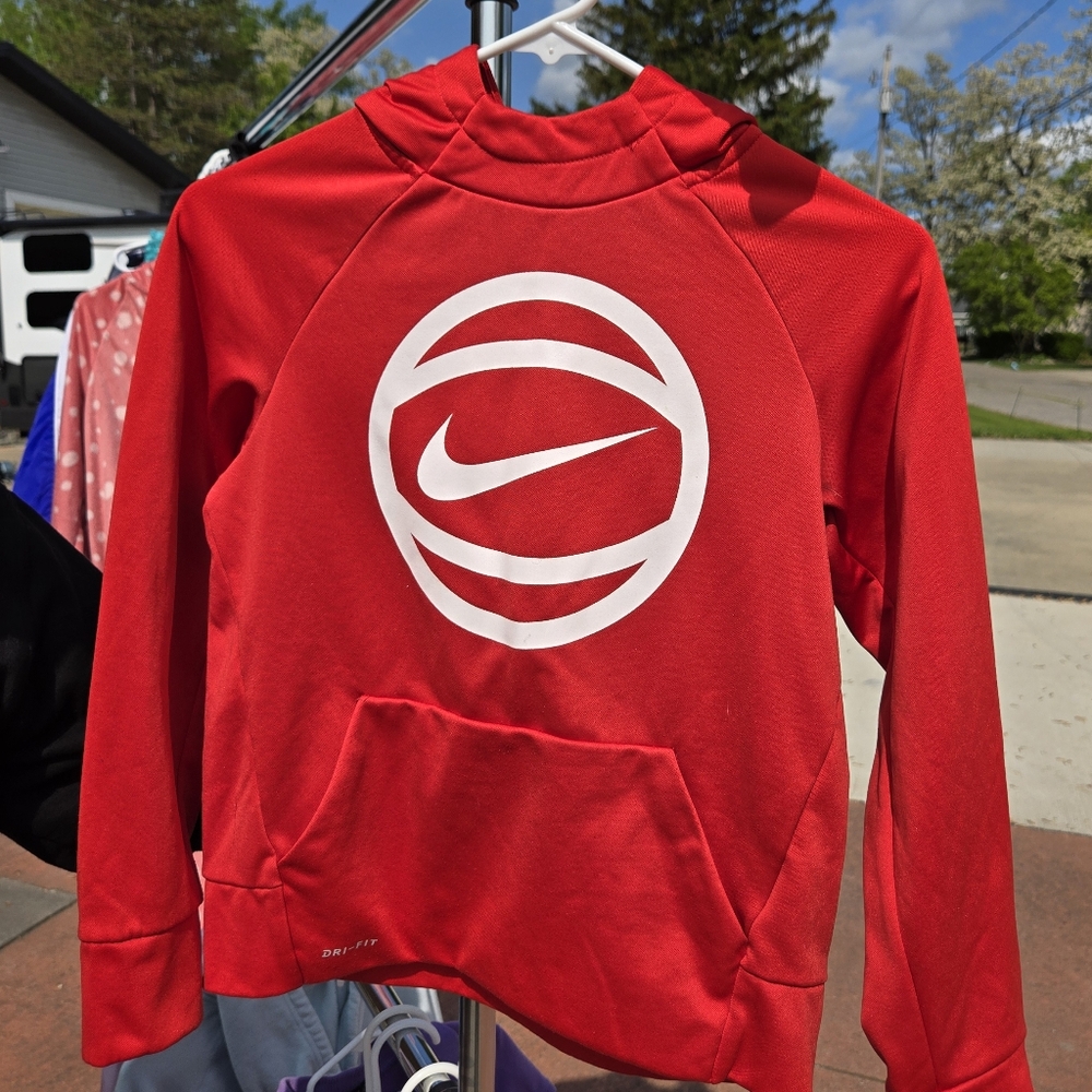 Nike Red Pullover with White